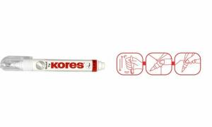 Kores Korrekturstift Metal Tip, w eiß, Inhalt: 10 ml (5684031)