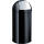 helit Metall-Abfalleimer the dome , 50 Liter, schwarz (5690633)
