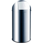 helit Edelstahl-Abfalleimer the do me, 50 Liter, silber...