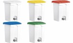 helit Tret-Abfalleimer the step, 70 Liter, weiß /...