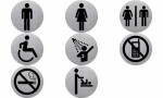 helit Piktogramm the badge WC Dam en & Herren,...
