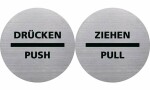 helit Piktogramm the badge DRÜCKE N/PUSH, rund,...