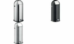 helit Tret-Abfalleimer the step do me, 52 Liter, silber (5690780)