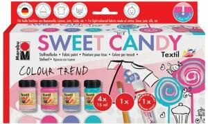 Marabu Textilfarbe Textil, Set SW EET CANDY (57201452)