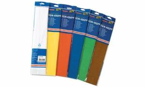 folia Krepp-Papier, 500 mm x 2,5 m, 32 g/qm, farbig sortiert (57905016