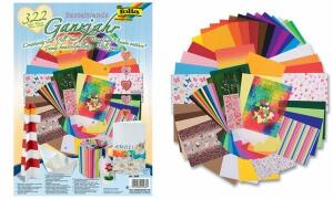 folia Bastelpapier-Set Trends Ganzj ahr, 322-teilig (57905035)