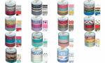 folia Deko-Klebeband Washi-Tape GEO METRISCH, 4er Set...