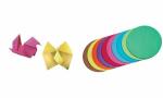 folia Faltblätter, rund, 100 mm, 10 0 Blatt, farbig...