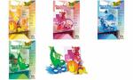 folia Moosgummi, (B)200 x (H)290 mm , TON IN TON MIX blau...