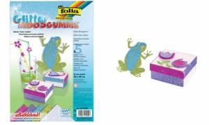folia Glitter-Moosgummi II, 200 x 2 90 mm, 5 Blatt, sortiert (57906203)