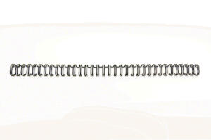 GBC Drahtbinderücken WireBind, A4, 34 Ringe, 12,5 mm,schwarz (5910810)