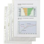 HETZEL Prospekthülle Economic, A4, PP, genarbt,...