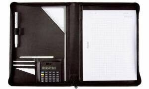 Alassio Schreibmappe CATANA, DIN A4, Lederimitat, schwarz (59447927)