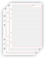 Ersatzeinlage A5 kariert BIND 2544 50BL Papier