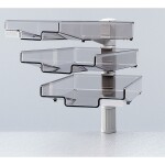 Hansa Schwenkflügler mit 3 Schalen, lichtgrau...