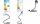 Hansa USB-LED-Leuchte Snake, schwar z (61000271)