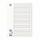 Oxford Register A4+ (230 x 297 mm), aus Tauenpapier (RC) 110 g/m², blanko, 31 Blatt, hellgrau