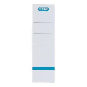 ELBA Ordner-Rückenschilder "smart Pro/Pro+", kurz, zum Einstecken, für Rückenbreite 8 cm, weiß, Beutel mit 10 Stück