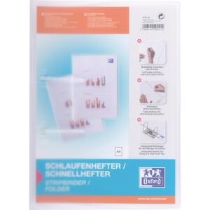 Schlaufenhefter A4, aus PP 0,5 mm, für ca. 100 DIN A4-Blätter, farblos