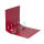 ELBA Doppelordner "rado plast", 2 x A5 quer, PP, mit auswechselbarem Rückenschild, Rückenbreite 7,5 cm, rot