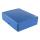 Dokumentenmappe A4, 350 g/m² Hartpappe (RC), 1,4 mm stark, 8 cm blau