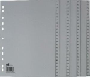Oxford REGISTER PP A4 100-teilig  1-100