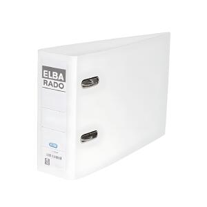 ELBA Ordner "rado plast" A5 quer, PP, 7,5 cm, weiß