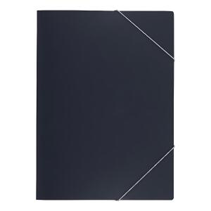 Eckspanner A4, PP 0,5 mm, Mappe für ca. 50 DIN A4-Blätter, anthrazit