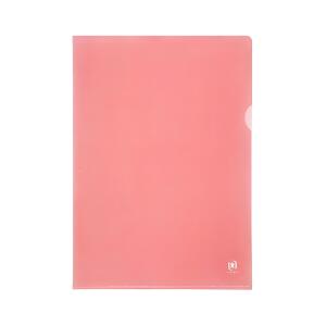 Oxford Sichthüllen "Premium" farbig A4, PVC, 0,15 mm, 25 Stück rot