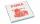 STARPAK Pizzakarton eckig, 300 x 30 0 x 30 mm, weiß/rot (6190005)