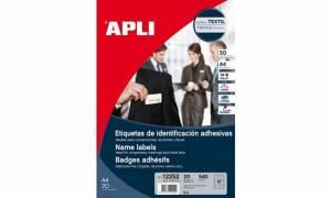 agipa Selbstklebe-Namensschild, aus papier, weiß (62000102)