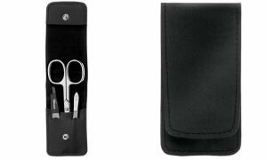 Clauss Manikür-Set, im Leder-Etui, schwarz (62350000)