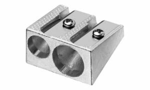 WESTCOTT Doppel-Spitzer, aus Metall , Keilform, silber (62350094)