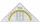 WESTCOTT Geometriedreieck, Hypotenuse: 14 0 mm, transparent (62350176)