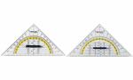 WESTCOTT Geometriedreieck, Hypotenuse: 22 0 mm, mit Griff...