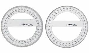 WESTCOTT Winkelmesser Vollkreis 360 Grad, 150 mm (62350184)