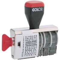 COLOP Bänderstempel - 4 mm Datum, 12 Texte