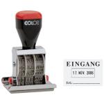 COLOP Datum-Plattenstempel - EINGANG + 4 mm Datum