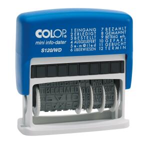 COLOP Wortbandstempel Mini Dater S1 20/WD, mit Datum (62518086)