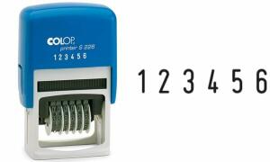COLOP Ziffernstempel Printer S226, 6-stellig, blau (62518258)
