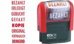 COLOP Textstempel Printer 20 L DRI NGEND, mit Textplatte...