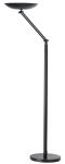 Unilux VARIALUX ARTICULATED LED-Stehleuchte schwarz, flexibel durch Gelenkarm, dimmbar, Drehschalter am Mast, warmweißes Licht