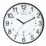 Unilux MAXI WAVE Wanduhr mit Funksteuerung schwarz,...