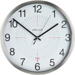 Unilux OUTDOOR Wanduhr metallgrau, Durchmesser: 35,5 cm,...