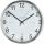 Unilux OUTDOOR Wanduhr metallgrau, Durchmesser: 35,5 cm, geeignet für Außenbereiche (spritzwassergeschützt, rostfrei), funkgesteuert, geräuscharm