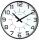 Unilux MAXI POP Wanduhr schwarz, Durchmesser: 37,5 cm,  Quarzuhrwerk, leise schleichende Zeiger, m. Batterie