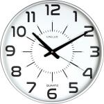 Unilux MAXI POP Wanduhr grau, Durchmesser: 37,5 cm,...