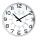 Unilux MAXI POP Wanduhr grau, Durchmesser: 37,5 cm, Quarzuhrwerk, leise schleichende Zeiger, m. Batterie