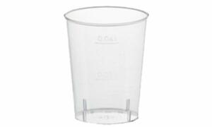 STARPAK Kunststoff-Schnapsglas, 4 c l, glasklar (6412159)