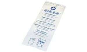PAPSTAR Papier-Hygienebeutel, bedru ckt, weiß (6412379)